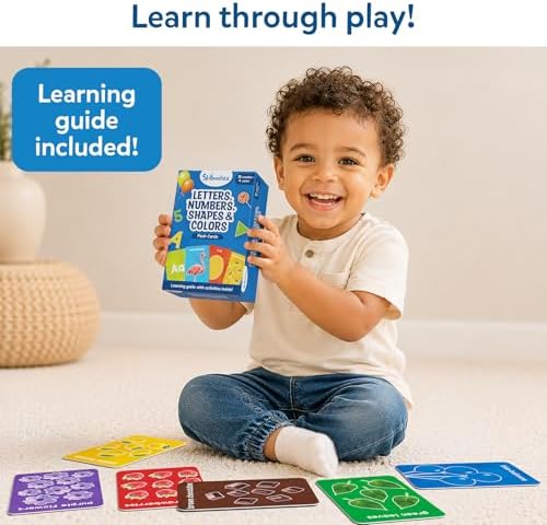Skillmatics Flash Cards for Toddlers – Letters, Numbers, Shapes & Colors