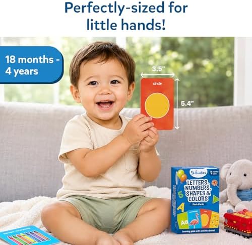 Skillmatics Flash Cards for Toddlers – Letters, Numbers, Shapes & Colors