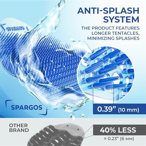 Spargos Urinal Screen Deodorizer, 24 Pack Blue Cakes