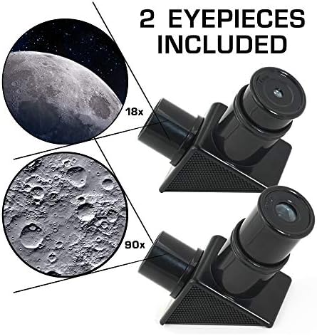 NASA Lunar Telescope for Kids Ages 8-12 with Tripod and Finder Scope