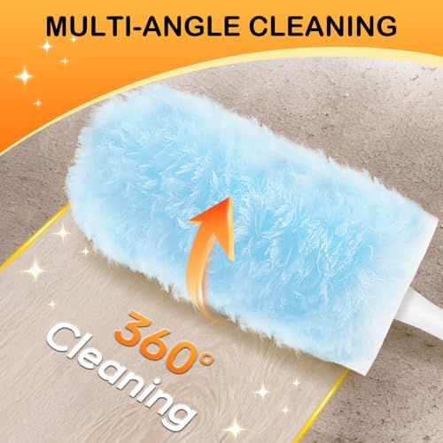 SetSail 25 Count Duster Refills Compatible with Swiffer Dusters, Blue
