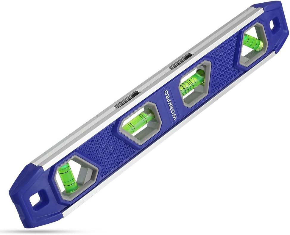 WORKPRO 12 Inch Magnetic Torpedo Level