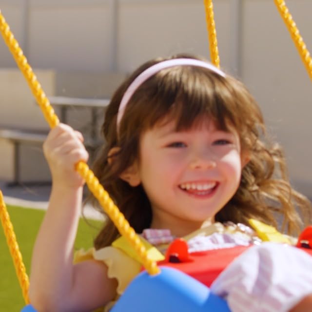Little Tikes Snug 'n Secure Pink Swing with Adjustable Straps, 2-in-1 for Baby and Toddlers Ages 9 Months - 4 Years,16"D x 16.3"W x 17"H