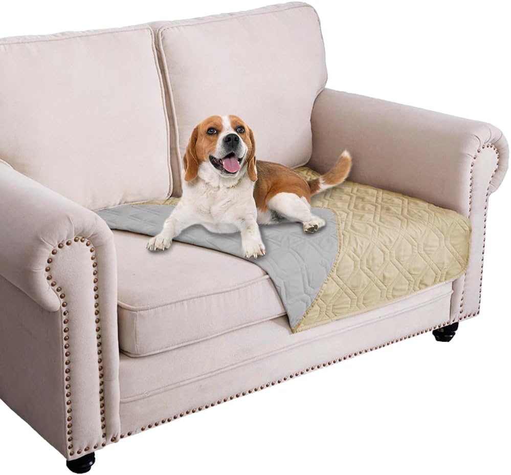 Ameritex Waterproof Dog Bed Blankets Cover for Bed Couch Sofa Reversible
