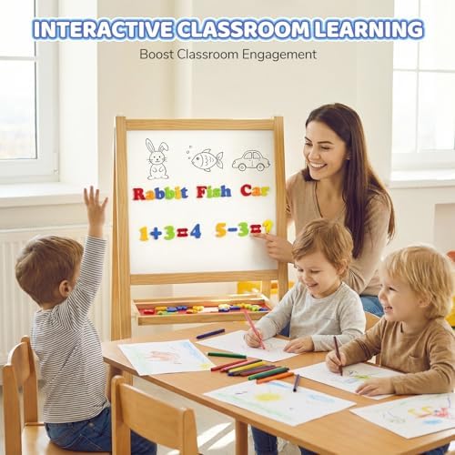 LovesTown 104 PCS Magnetic Letters Numbers, Uppercase and Lowercase