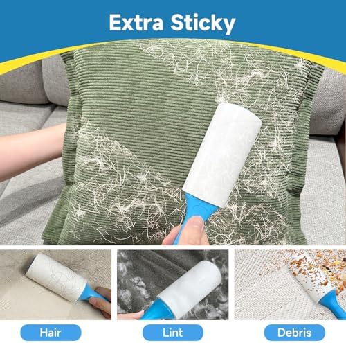 Swihauk 600 Sheets Extra Sticky Lint Rollers for Pet Hair