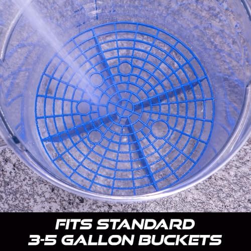 VIKING Bucket Car Wash Grit Trap Insert, Blue, 1 Pack
