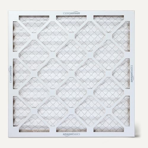 Amazon Basics MERV 5 AC Furnace Air Filter, 20x20x1 inches, 6-Pack (Actual size: 19.75" x 19.75" x 0.75")
