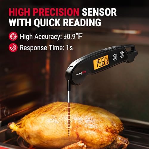 TempPro TempSwift 1 Sec Digital Meat Thermometer Instant Read Thermometer
