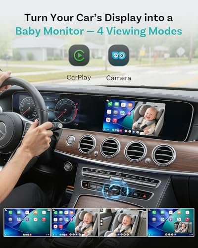OTTOCAST Cabin Care Baby Car Camera 2026 (for Wired CarPlay Only)