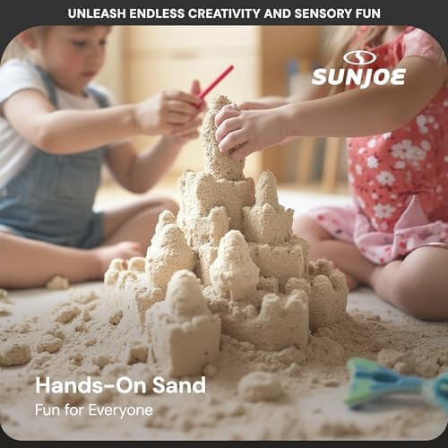 Sun Joe Silica Play Sand for Sandbox, Ultra Fine, PLYSAND50