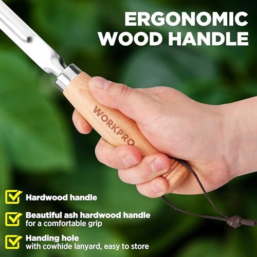 WORKPRO Crack Weeder, 12" Stainless Steel Crevice Weeding Tool
