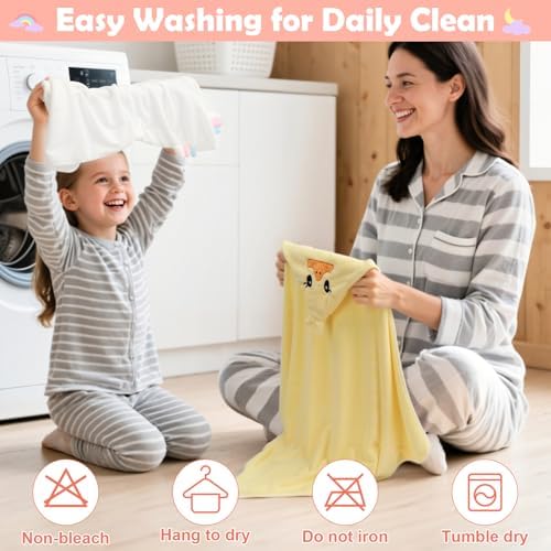 12 PCS Baby Bath Towels Set, Baby Towels for Newborn Bath Essentials Gifts