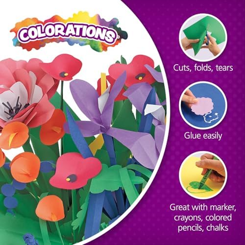 Colorations 9" x 12" Construction Paper Classroom Pack, 2200 Sheets