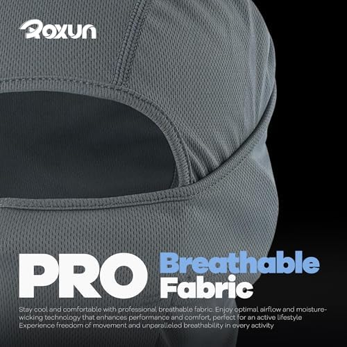 ROXUN Ski Mask Balaclava, Motorcycle Summer Cooling Breathable UV Protector