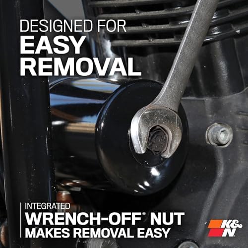 K&N Motorcycle Oil Filter: High Performance, Premium, KN-138