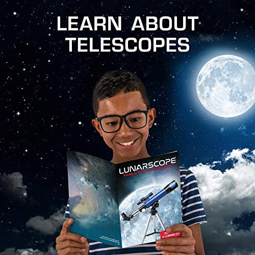 NASA Lunar Telescope for Kids Ages 8-12 with Tripod and Finder Scope