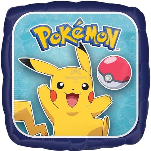Anagram Pokémon Foil Balloon Bouquet 5 Piece Set – Perfect for Kids’ Birthdays and Themed Parties