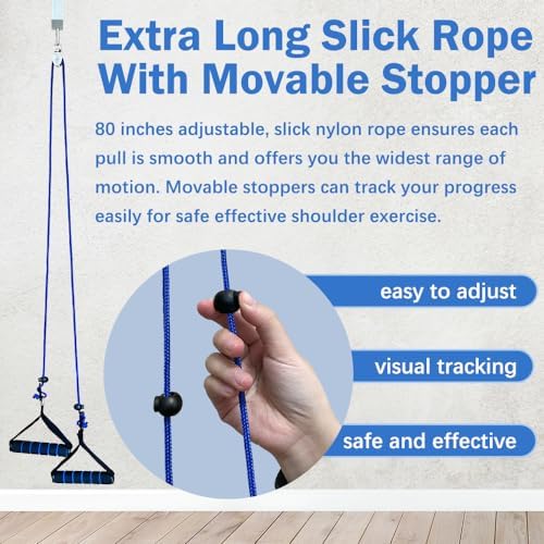 Shoulder Pulley for Physical Therapy, Pulleys for Shoulder Rehab Over Door, Shoulder Pulley Over The Door Physical Therapy, Door Pulleys For Physical Therapy, Arm Pulley, Over The Door Pulleys