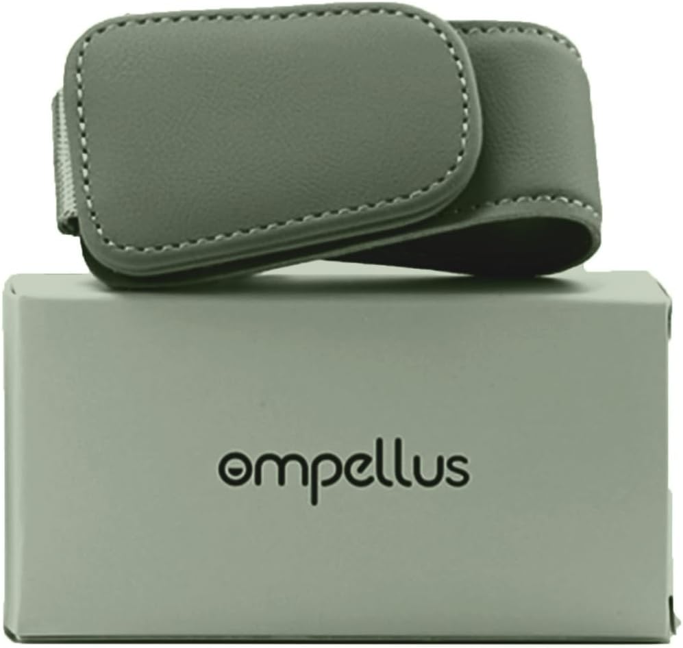 Magnetic Leather Car Sunglass Holder, Visor Sunglasses Holder Clip, 1 Pack