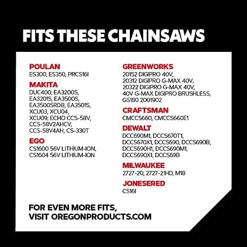 Oregon Chainsaw Chain for 16" Bar, 3/8" LP, .043" Gauge, 56 Drive Links