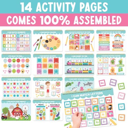 My First Busy Book Screen Free Activities for Toddlers 3-5 Activity Books