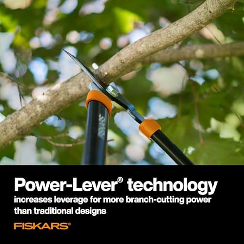 Fiskars 28" Power-Lever Garden Bypass Loppers, 1.75" Cut Capacity