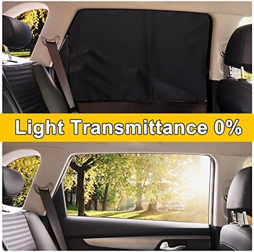Lechin Magnetic Car Side Window Sun Shades for Baby, 2 PCS, 31.5 x 20 in