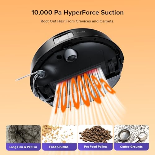 roborock Q10 S5+ Robot Vacuum and Mop, 10,000Pa Suction