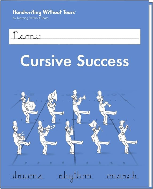 Learning Without Tears Cursive Success Workbook, 4th Grade+, Age 9+