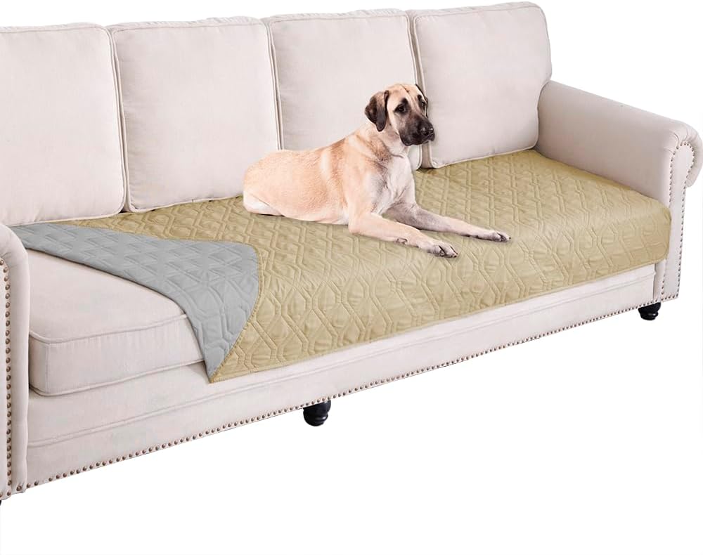 Ameritex Waterproof Dog Bed Blankets Cover for Bed Couch Sofa Reversible
