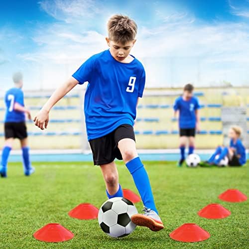 VAVOSPORT Kids Soccer Goals for Backyard Set of 2,Soccer Training Equipment