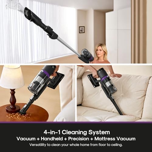 Eureka ReactiClean 200W Lightweight Cordless Stick Vacuum, NEC410BK