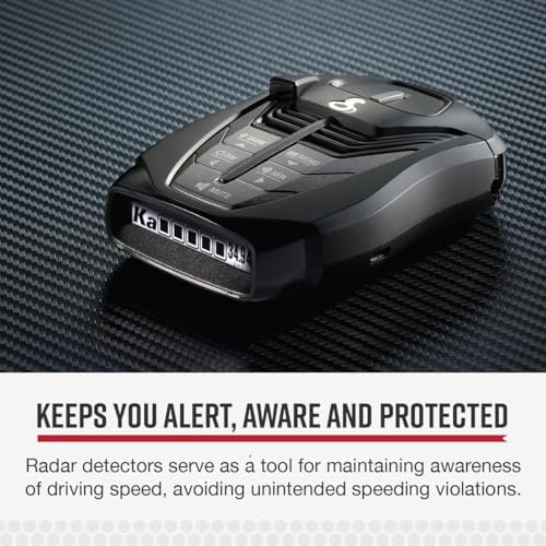 Cobra RAD 480i Laser Radar Detector, Long Range Detection, Bluetooth, Black