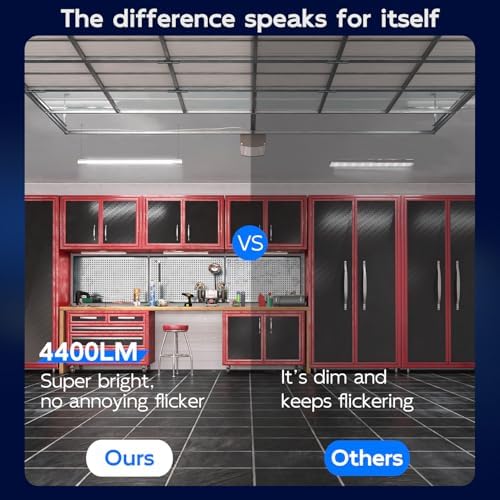 hykolity 4FT LED Shop Light, 42W [250W Equivalent],4400LM,5000K Daylight