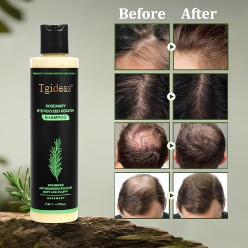 Tgideas Rosemary Biotin Volumizing Shampoo for Thinning Hair, 7.4 Fl Oz
