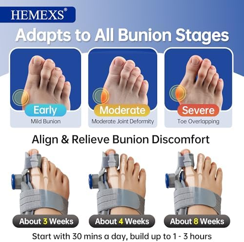 Bunion Corrector for Women & Men, Adjustable Big Toe Corrector 1 Pack