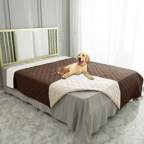 Ameritex Waterproof Dog Bed Blankets Cover for Bed Couch Sofa Reversible