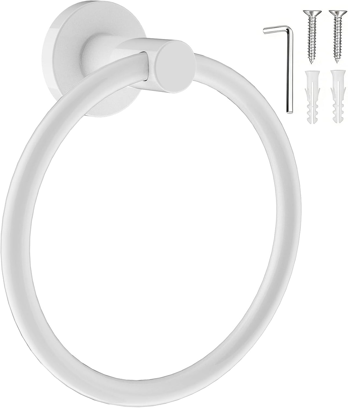 SetSail Towel Holder for Bathroom Wall Matte Black Towel Ring