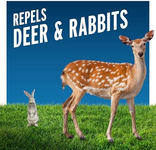 Liquid Fence Deer and Rabbit Repellent Ready-to-Use Spray, 1 Gallon