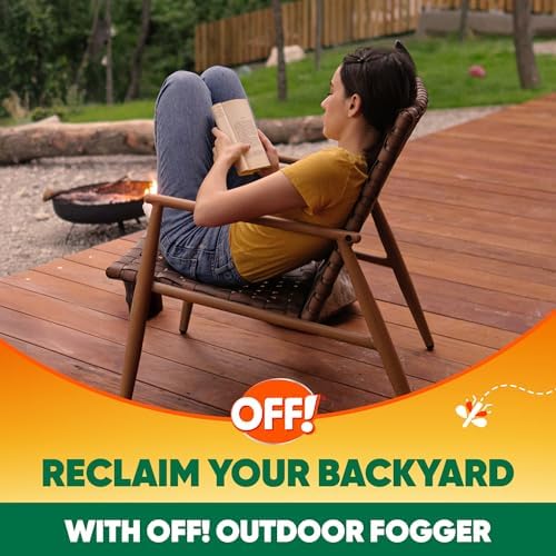 OFF! Backyard Pretreat Outdoor Mosquito Repellent Fogger, 16 oz, (2-Pack)