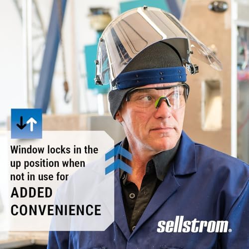 Sellstrom 301 Face Shield Uncoated Clear Tint, Unbound, ANSI Z87.1