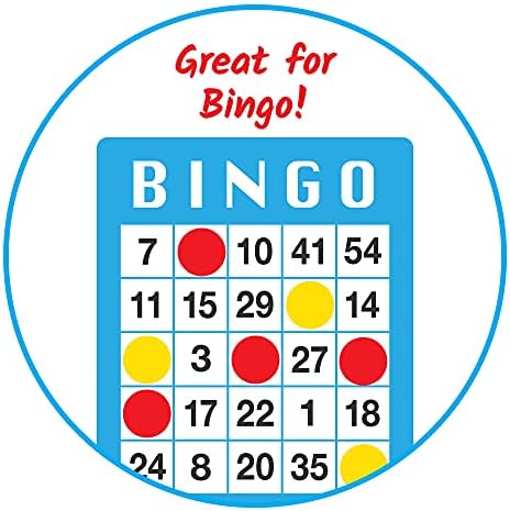 hand2mind Foam Two-Color Counters, Red and Yellow, Manipulatives, Chips, Math Bingo, 200 Count