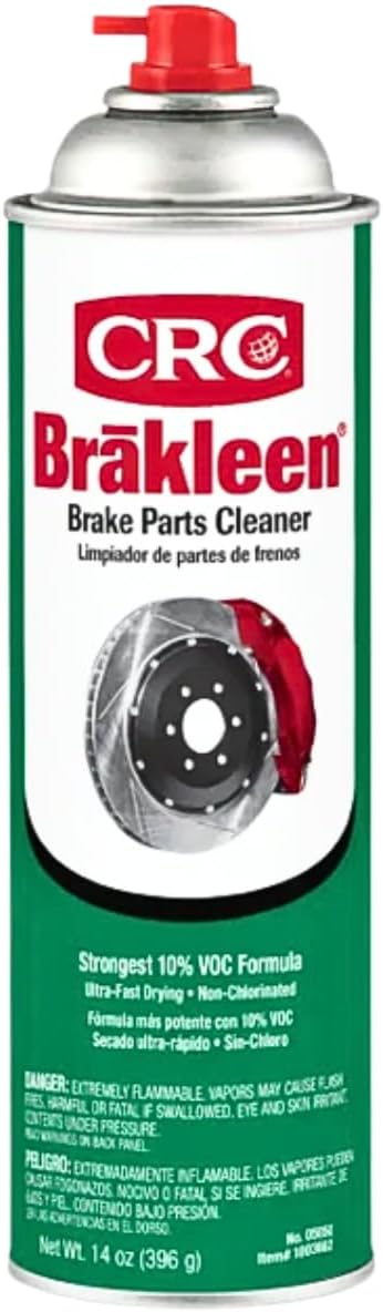 CRC Brakleen 05050 Brake Parts Cleaner - 50 State Formula with PowerJet Technology