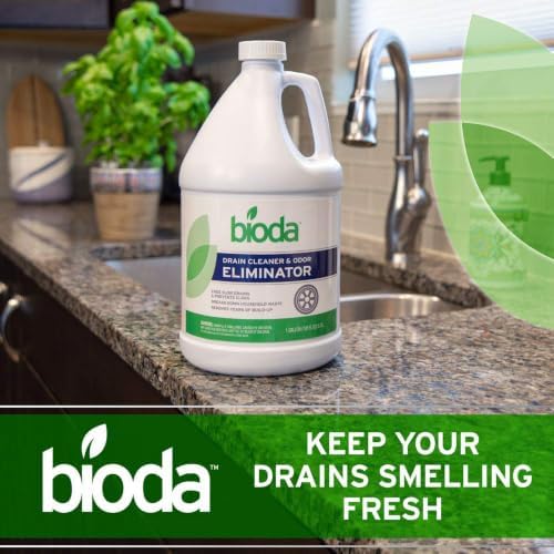 Bioda Professional Strength Drain Cleaner, Septic Safe, 1 Gallon