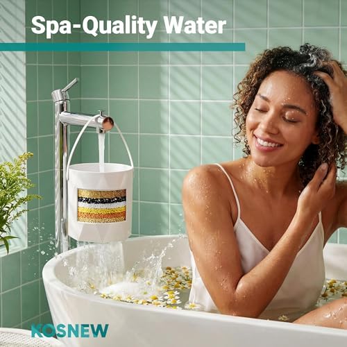 KOSNEW® Bath Faucet Filter, 10-Stage Advanced Shower Water Filter