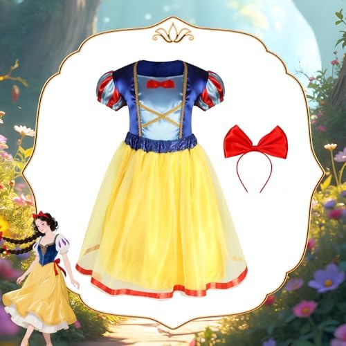 HAMSILY Princess Dress Up Clothes for Little Girls 3 4 5 6 Year Old
