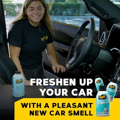 Meguiar’s Whole Car Air Refresher Odor Fighting MIst, New Car Scent, 2 Oz