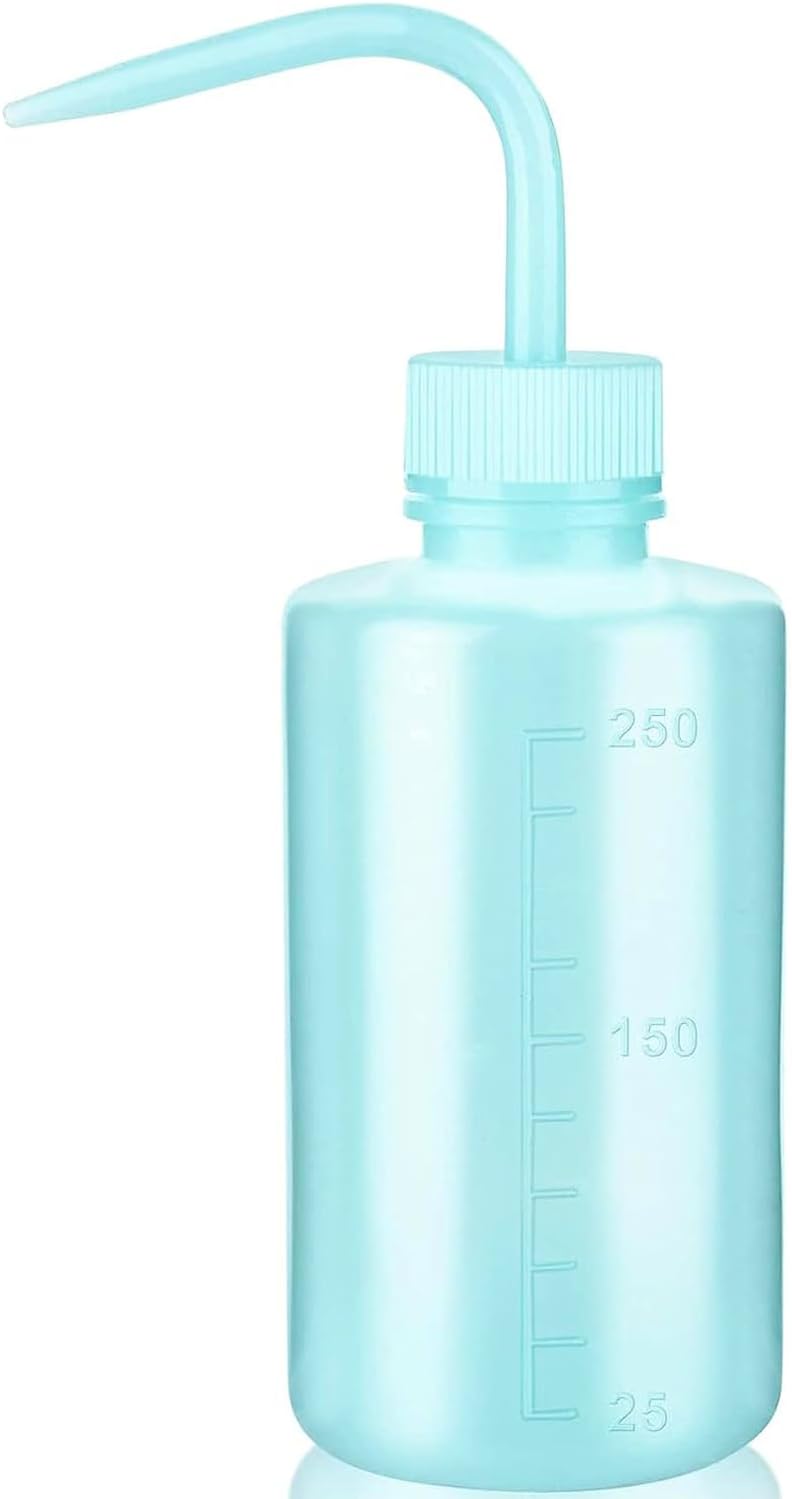 Valchoose 150ml Pink LDPE Squeeze Wash Bottle, Bent Nozzle Portable, 1 Pack