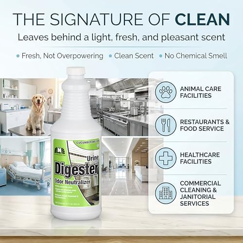 Nilodor BEON Urine Enzymatic Cleaner with Odor Neutralizer for Pet Dog, Carpet, and Bathroom, 1 Gallon, Cucumber Melon